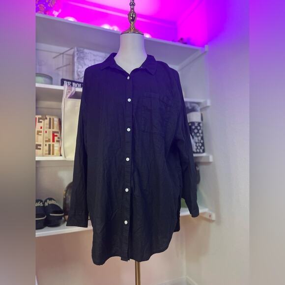 Aerie Classic Black Top - Picture 1 of 3